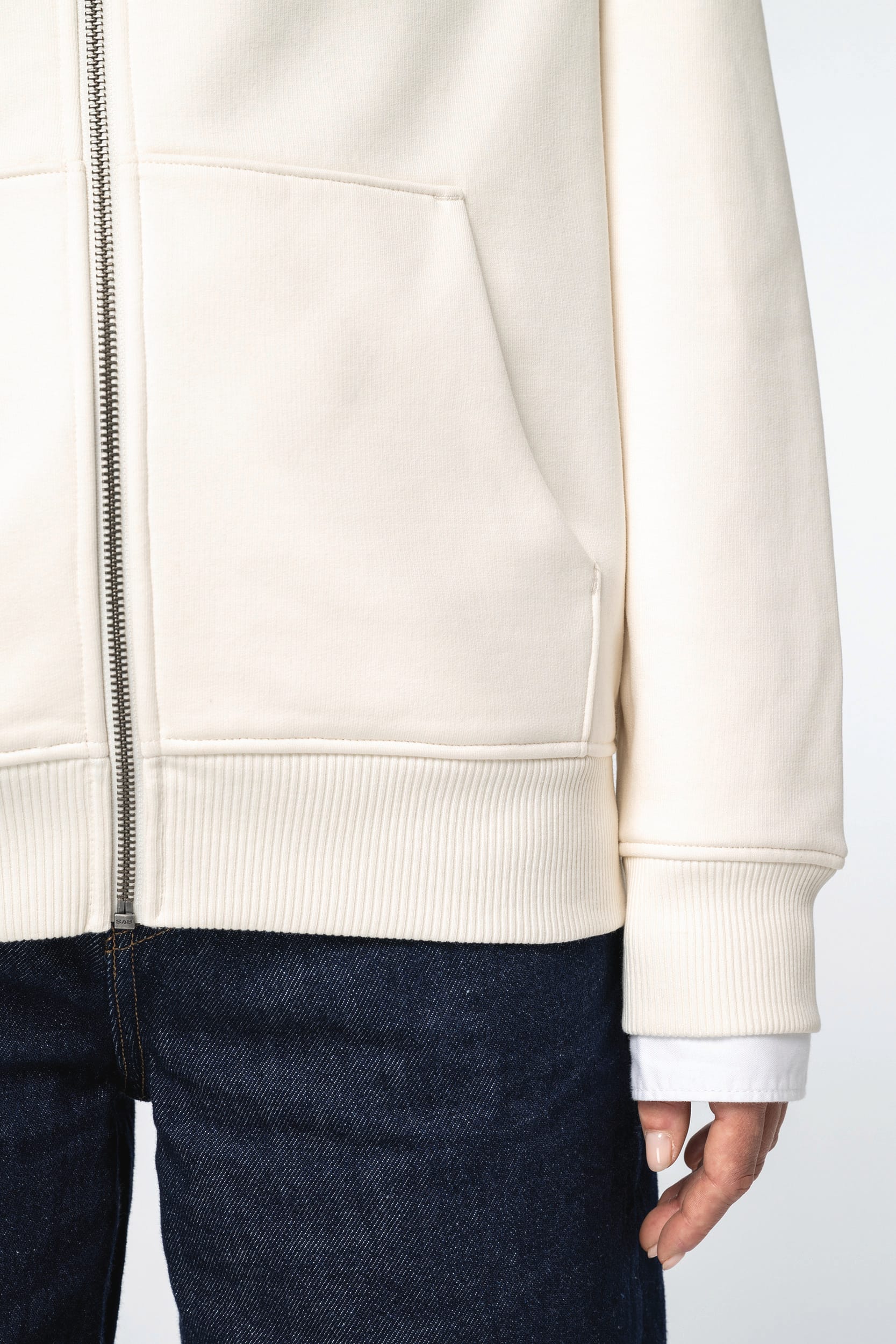 Unisex Oversized Full-Zip Hoodie NS453