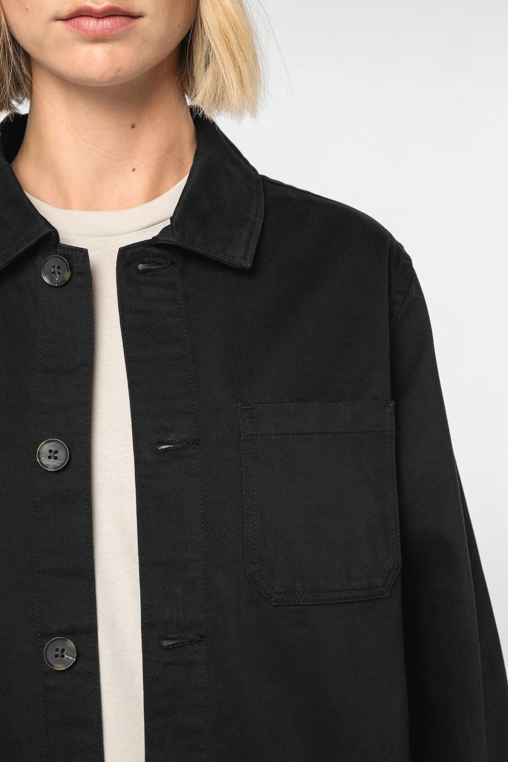 Unisex werkjas met washed effect | NS611