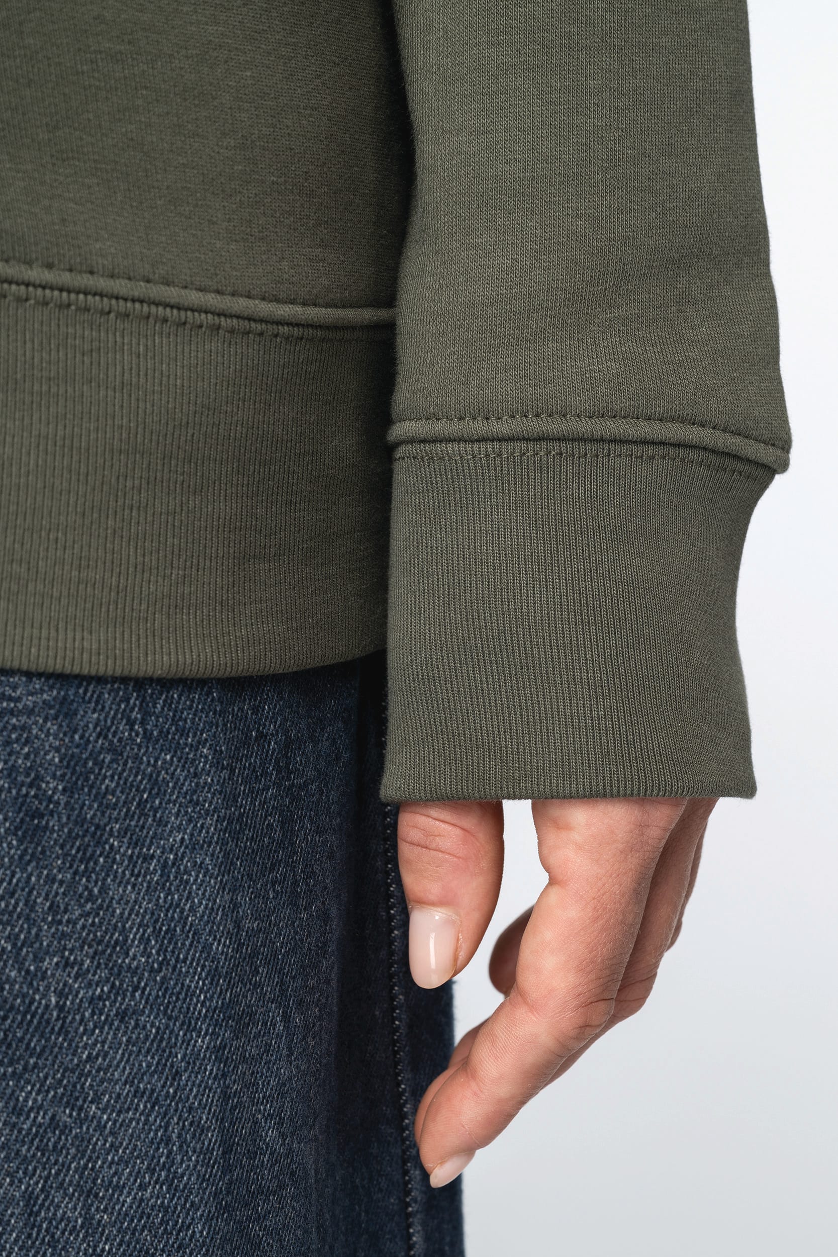 Unisex Sweatshirt mit Rundhalsausschnitt, Bio-Baumwolle | NS443