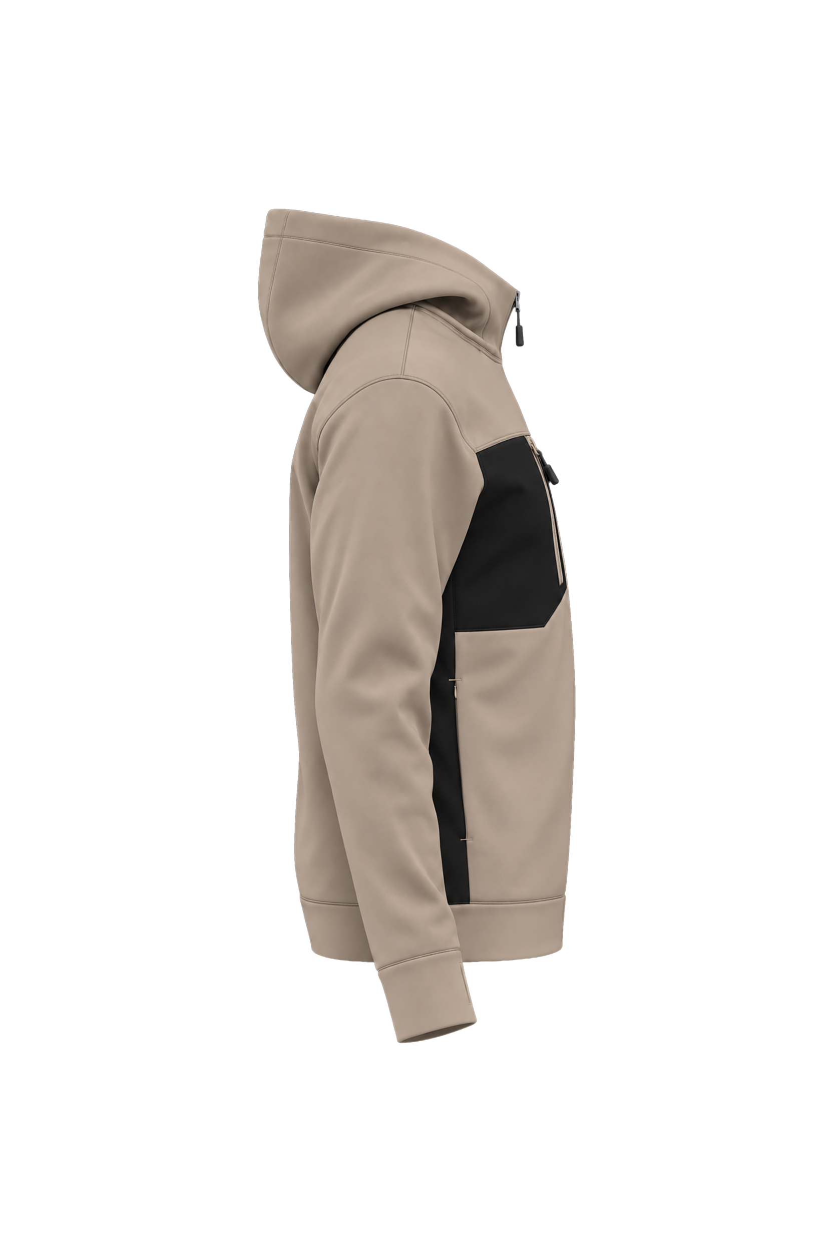 Sudadera deportiva unisex con capucha y cremallera completa de poliéster reciclado | PA349