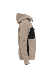 Sudadera deportiva unisex con capucha y cremallera completa de poliéster reciclado | PA349