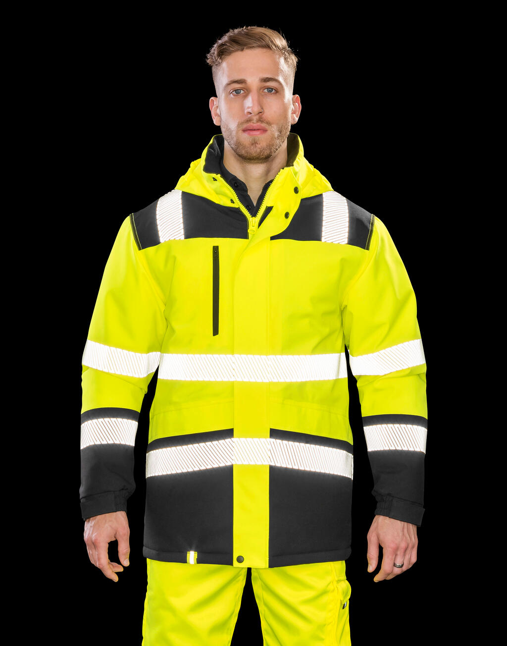Result Safe-Guard 95033 - Printable Waterproof Softshell Safety Coat