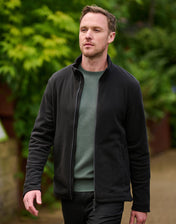 Ehrlich Hergestellte Recycelte Microfleece-Jacke mit Vollem Reißverschluss - 95417