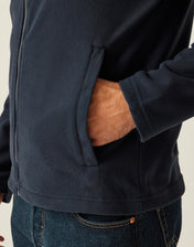 Ehrlich Hergestellte Recycelte Microfleece-Jacke mit Vollem Reißverschluss - 95417