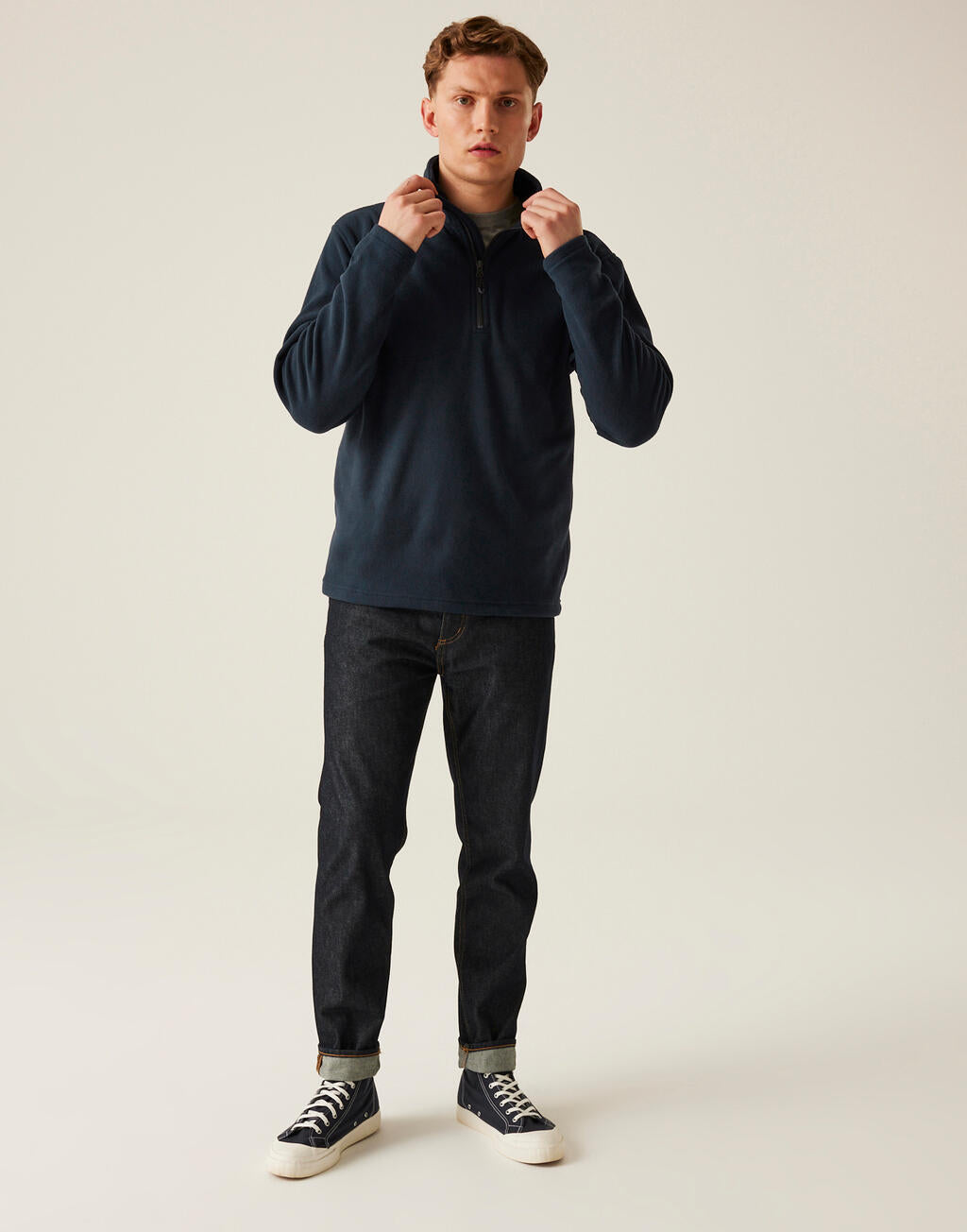 Honestly Made Recycled Half Zip Fleece - 95617