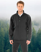 Recycelte 3-Lagen bedruckbare Softshell-Jacke - 95633