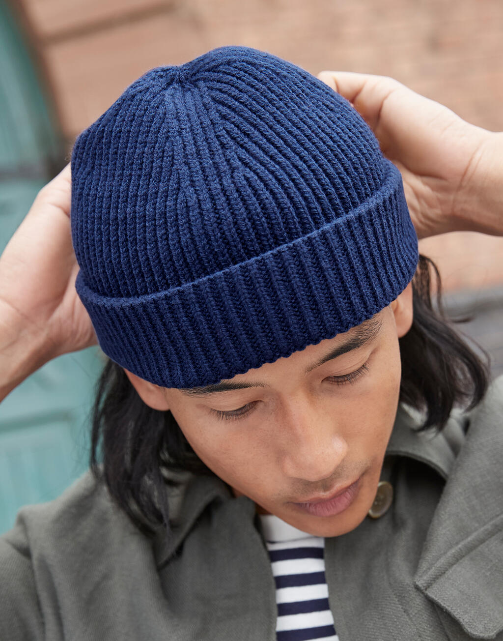Harbour Beanie - Gerecycled, Geribbeld & Klaar voor Maatwerk | negenenvijftigduizendnegenhonderdnegenenzestig