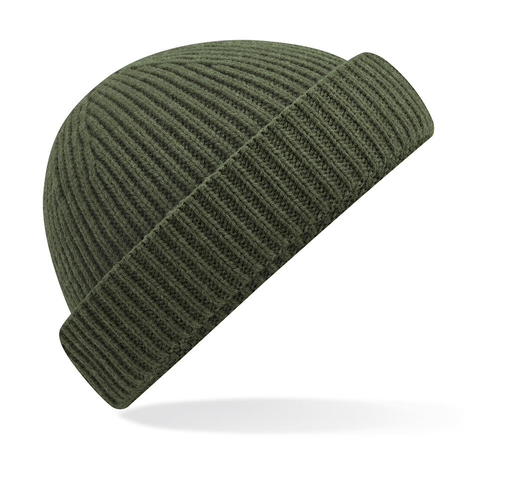 Harbour Beanie - Gerecycled, Geribbeld & Klaar voor Maatwerk | negenenvijftigduizendnegenhonderdnegenenzestig