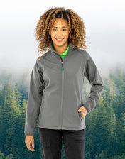 Dames Gerecycleerde 2-Lagen Bedrukbare Softshell Jas - 96033