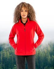 Dames Gerecycleerde 2-Lagen Bedrukbare Softshell Jas - 96033
