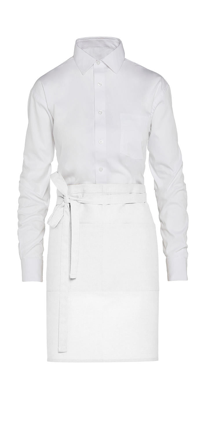 Short Recycled Bistro Apron with Pocket | BRUSSELS 96059
