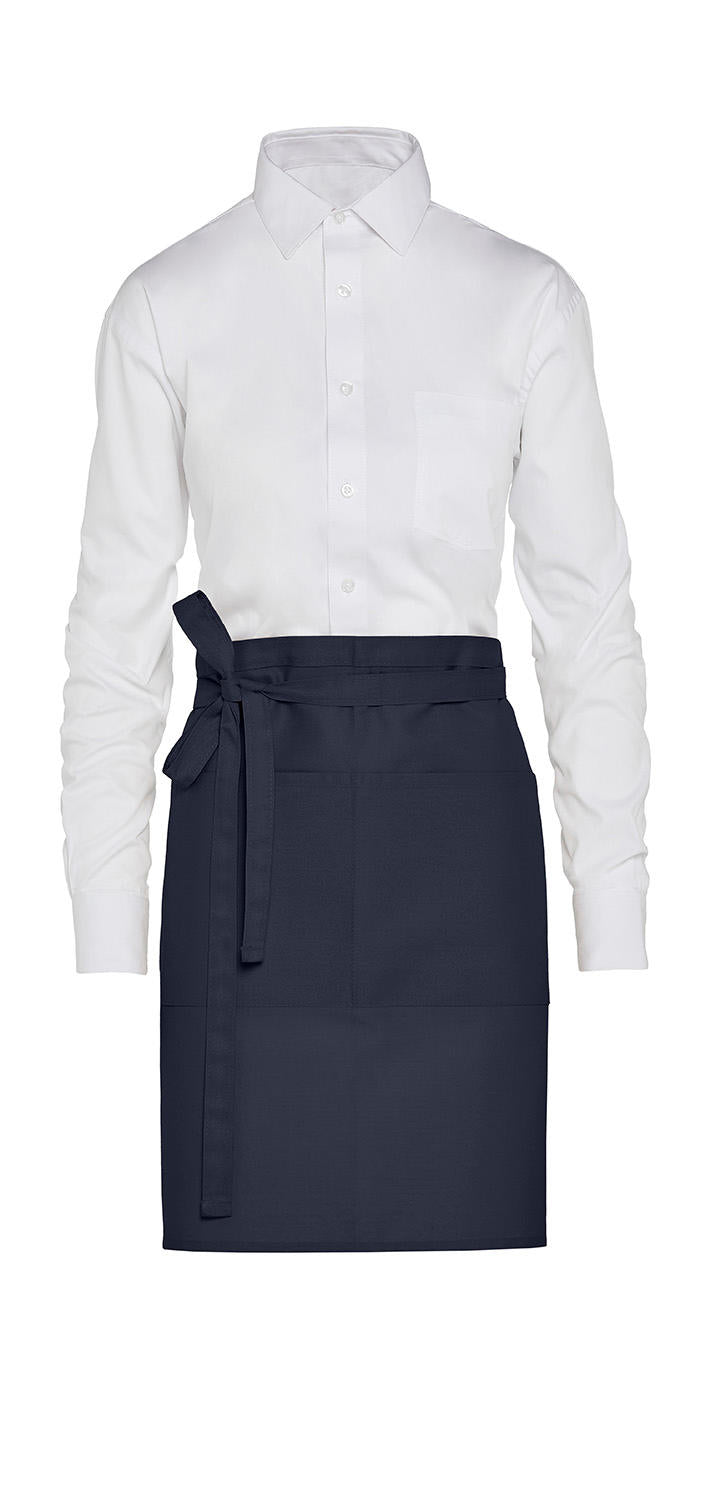 Short Recycled Bistro Apron with Pocket | BRUSSELS 96059