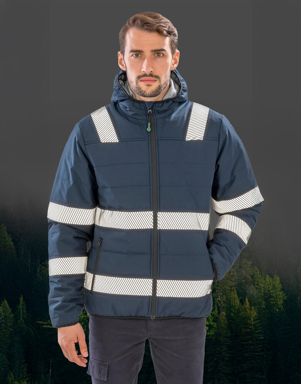 Chaqueta de seguridad acolchada Ripstop reciclada - 96333