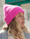 Kleur Pop Zachte Omgeslagen Muts – Gerecycled Garen | B396R