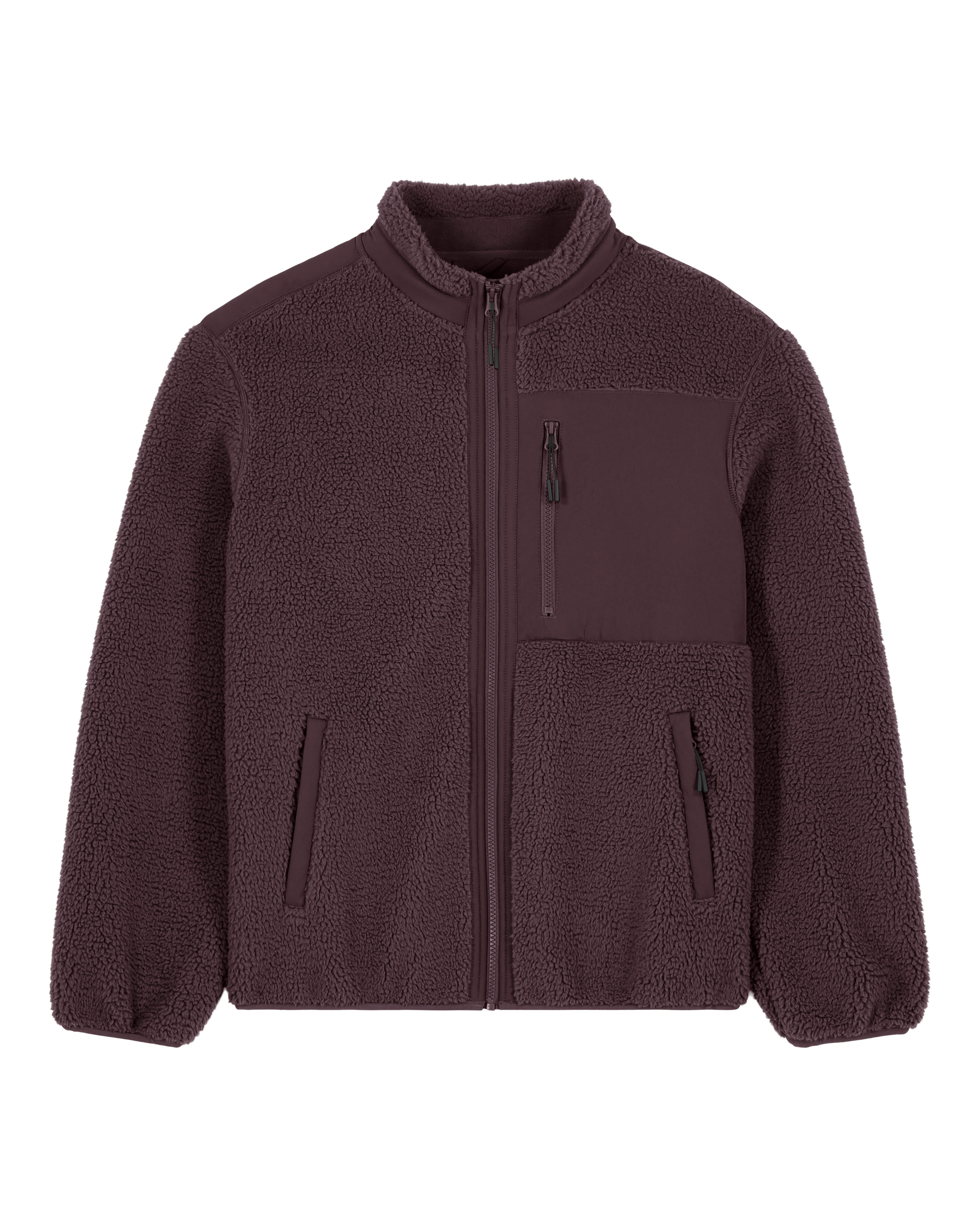 Unisex-Recycelte-Sherpa-Jacke - 450 GSM | Brooker STJU248