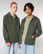 Unisex-Hoodie mit Reißverschluss – Bio-Baumwolle 350 GSM | Cultivator 2.0 Zipthru STSU179