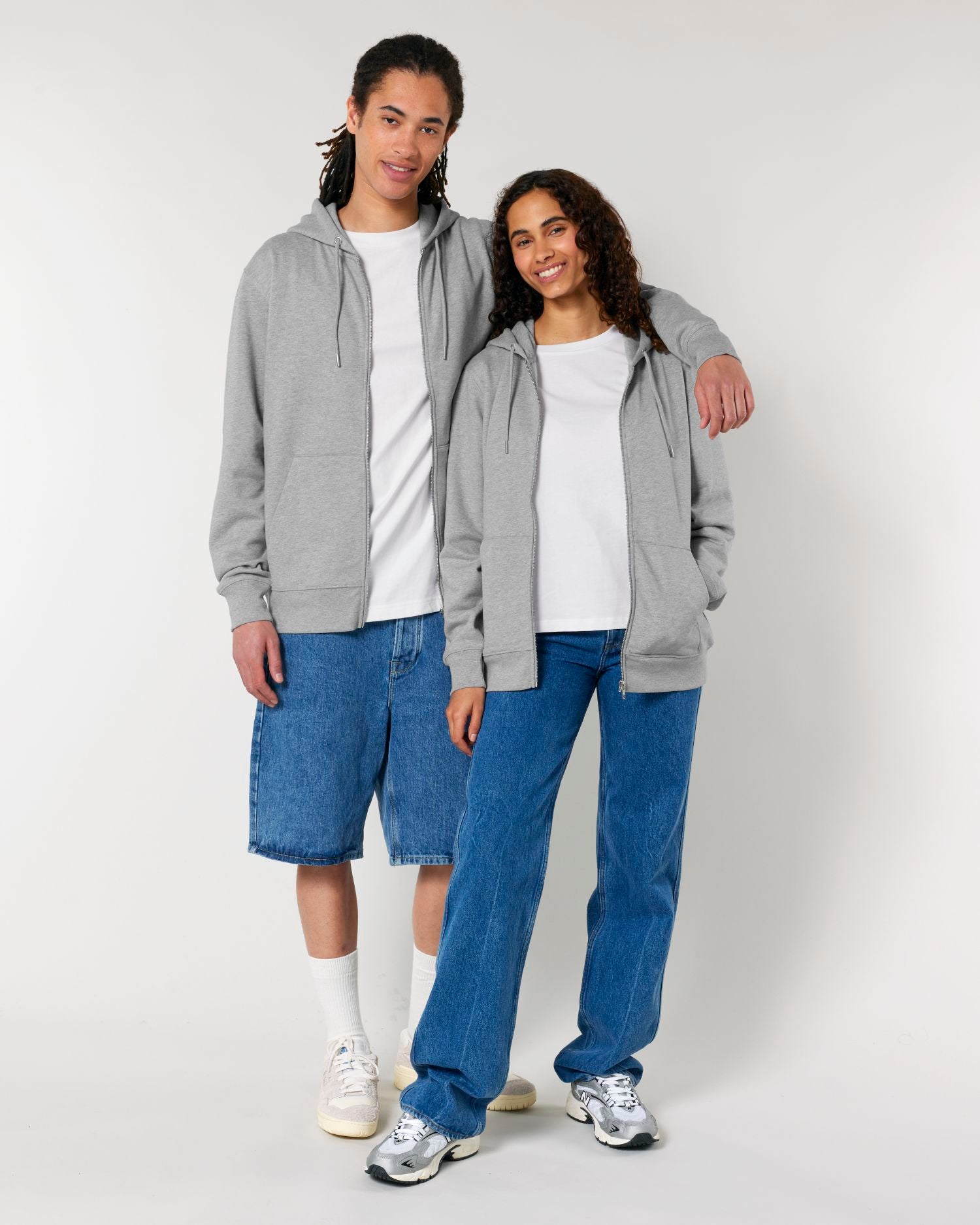 Sweat à capuche zippé unisexe - Coton biologique 350 GSM | Cultivator 2.0 Zipthru STSU179