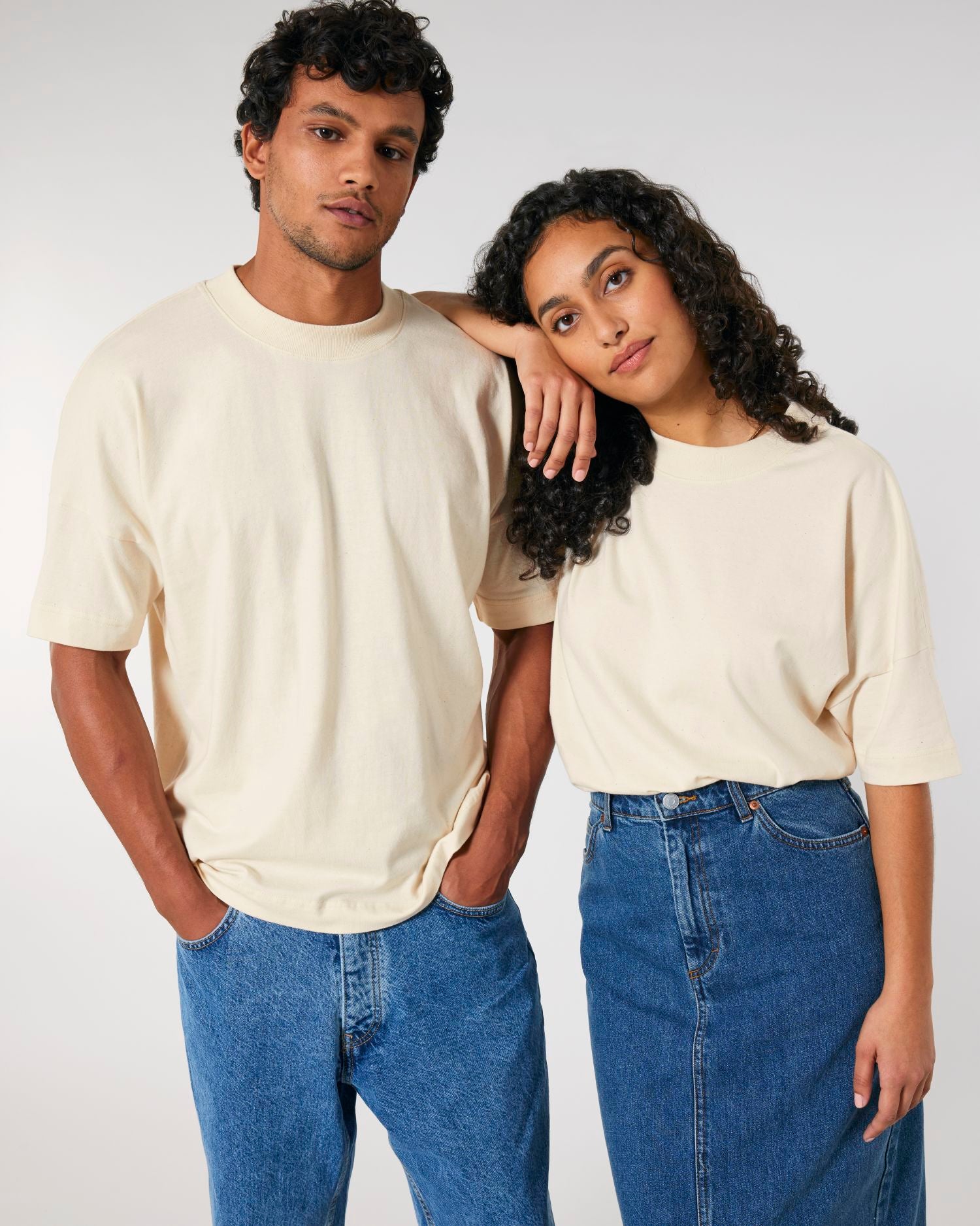 Unisex Organic High Neck Oversized T-shirt - 200 g/m² | Blaster STTU815