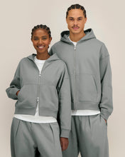 Sudadera unisex Oversized con capucha y cremallera completa de algodón reciclado - 400 g/m² | Fronter - STSU275