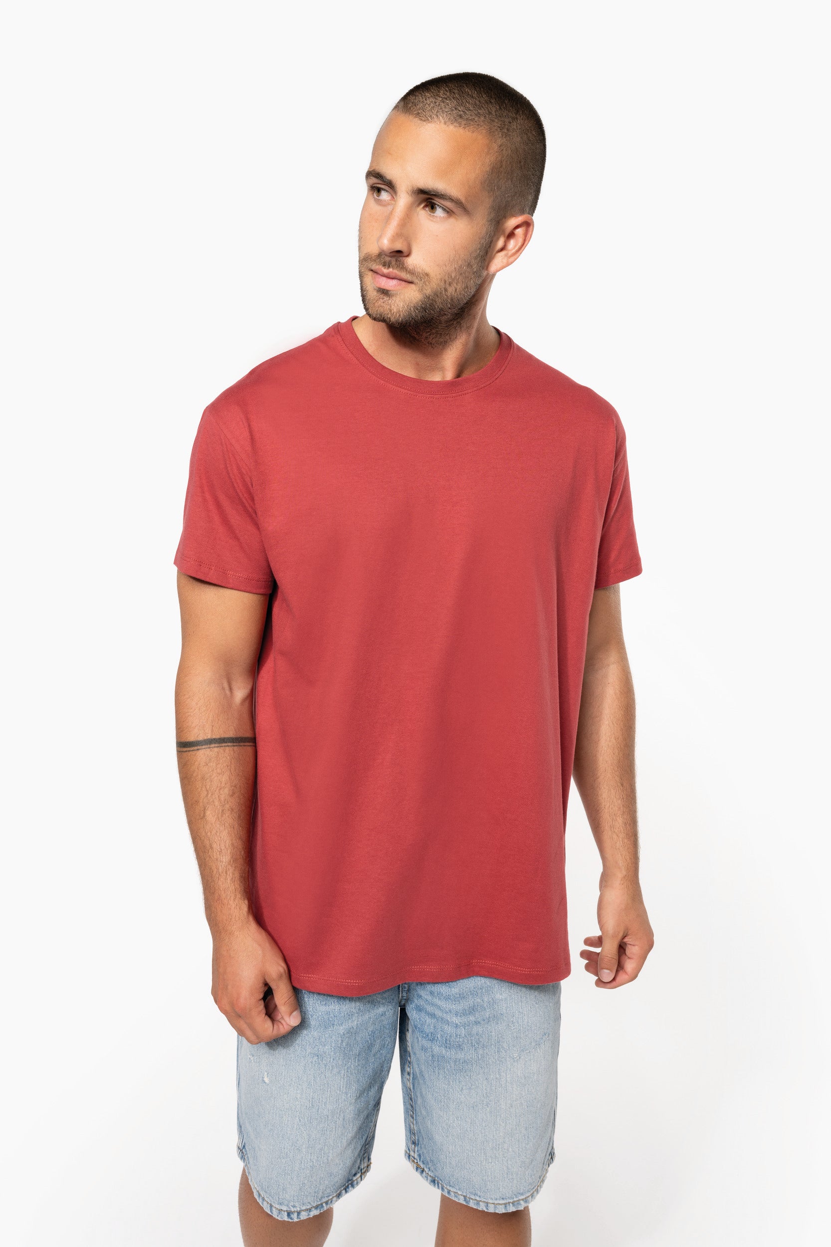 Camisetas de Cuello Redondo de Algodón Orgánico - Unisex 185 g/m² - K3032IC