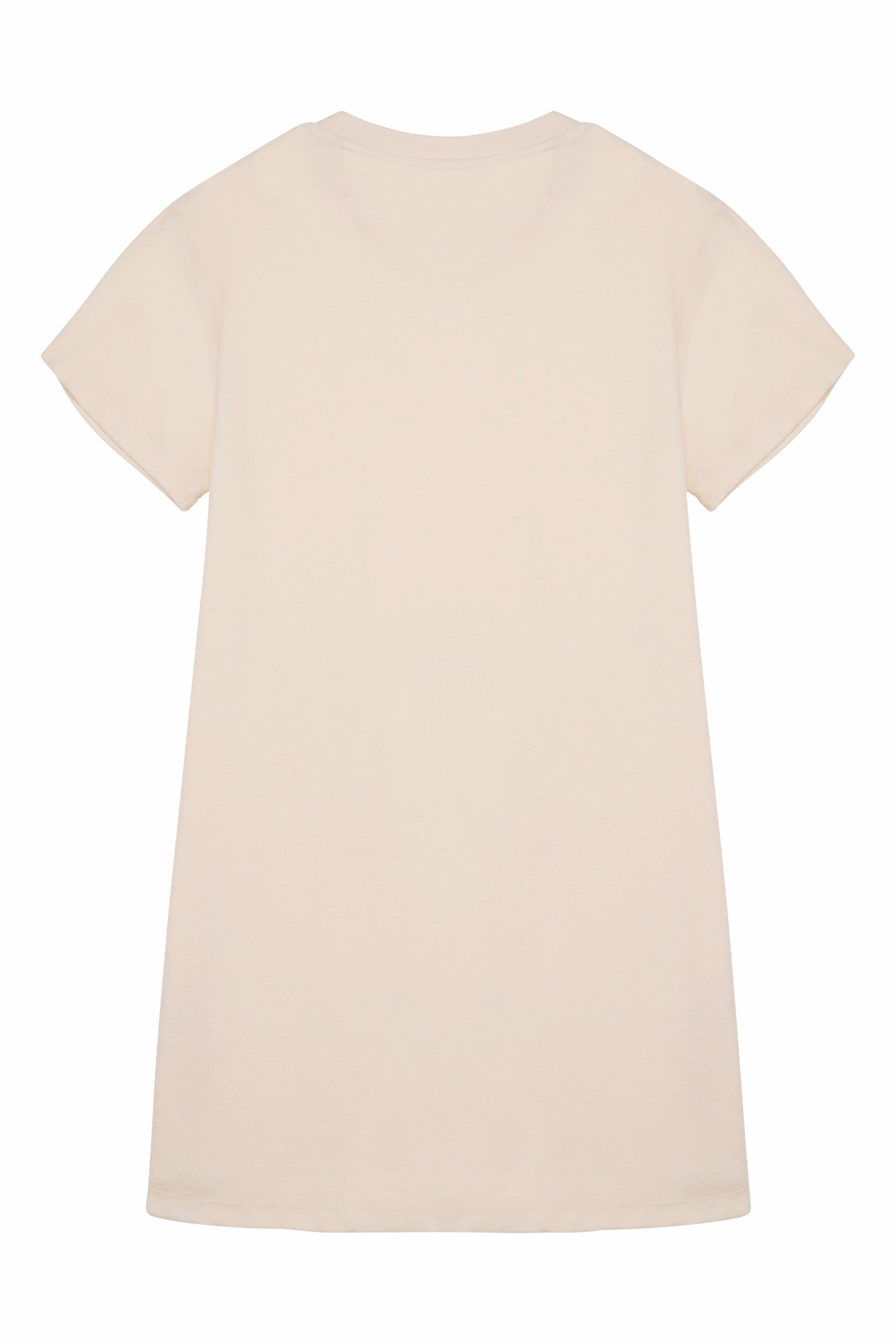 Native Spirit NS5028 - Milieuvriendelijke Dames Terry Towel T-shirt Jurk met Verlaagde Schouders