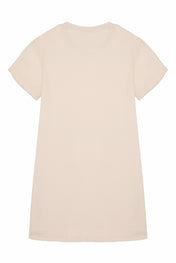 Native Spirit NS5028 - Milieuvriendelijke Dames Terry Towel T-shirt Jurk met Verlaagde Schouders
