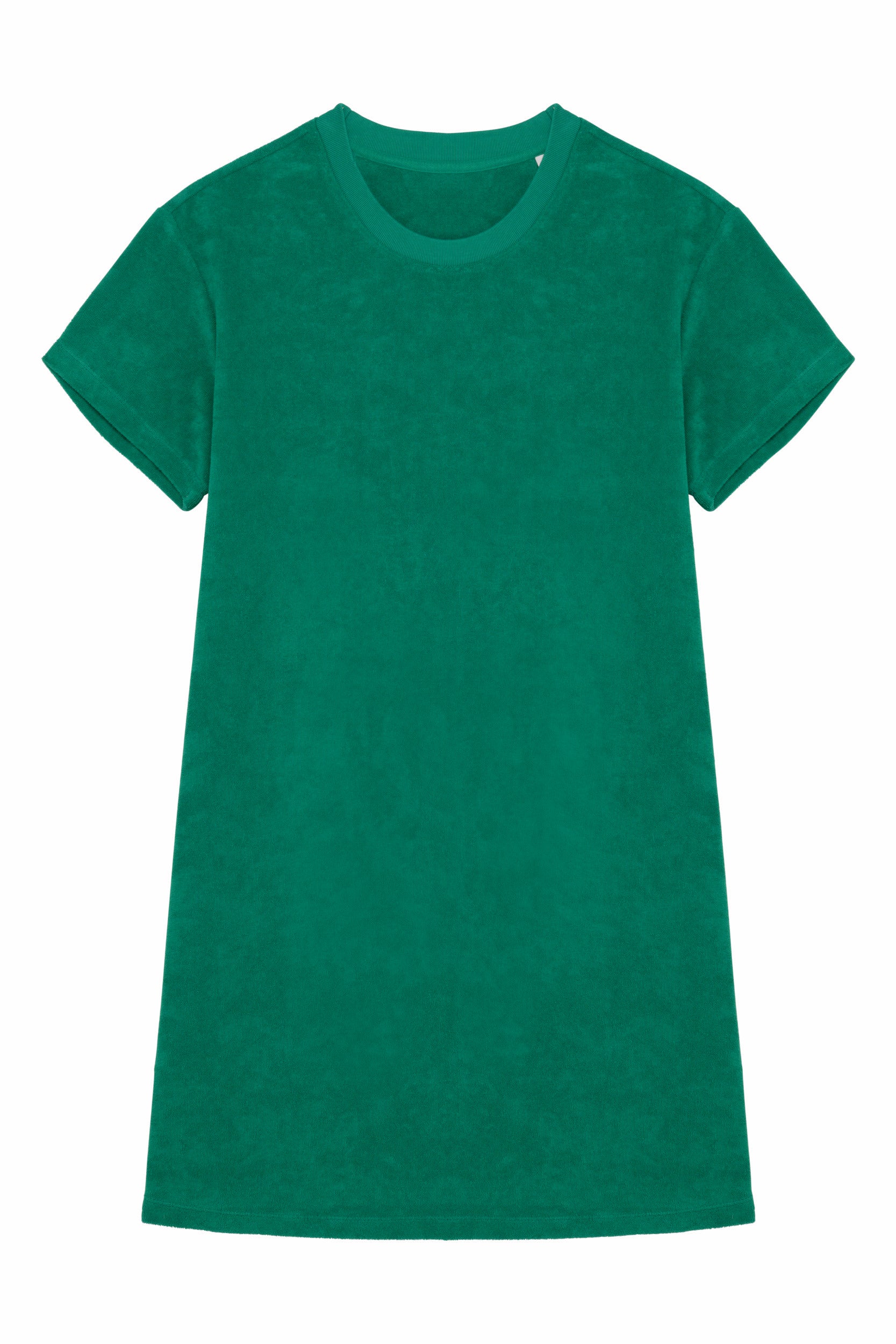 Native Spirit NS5028 - Milieuvriendelijke Dames Terry Towel T-shirt Jurk met Verlaagde Schouders
