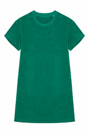 Native Spirit NS5028 - Milieuvriendelijke Dames Terry Towel T-shirt Jurk met Verlaagde Schouders
