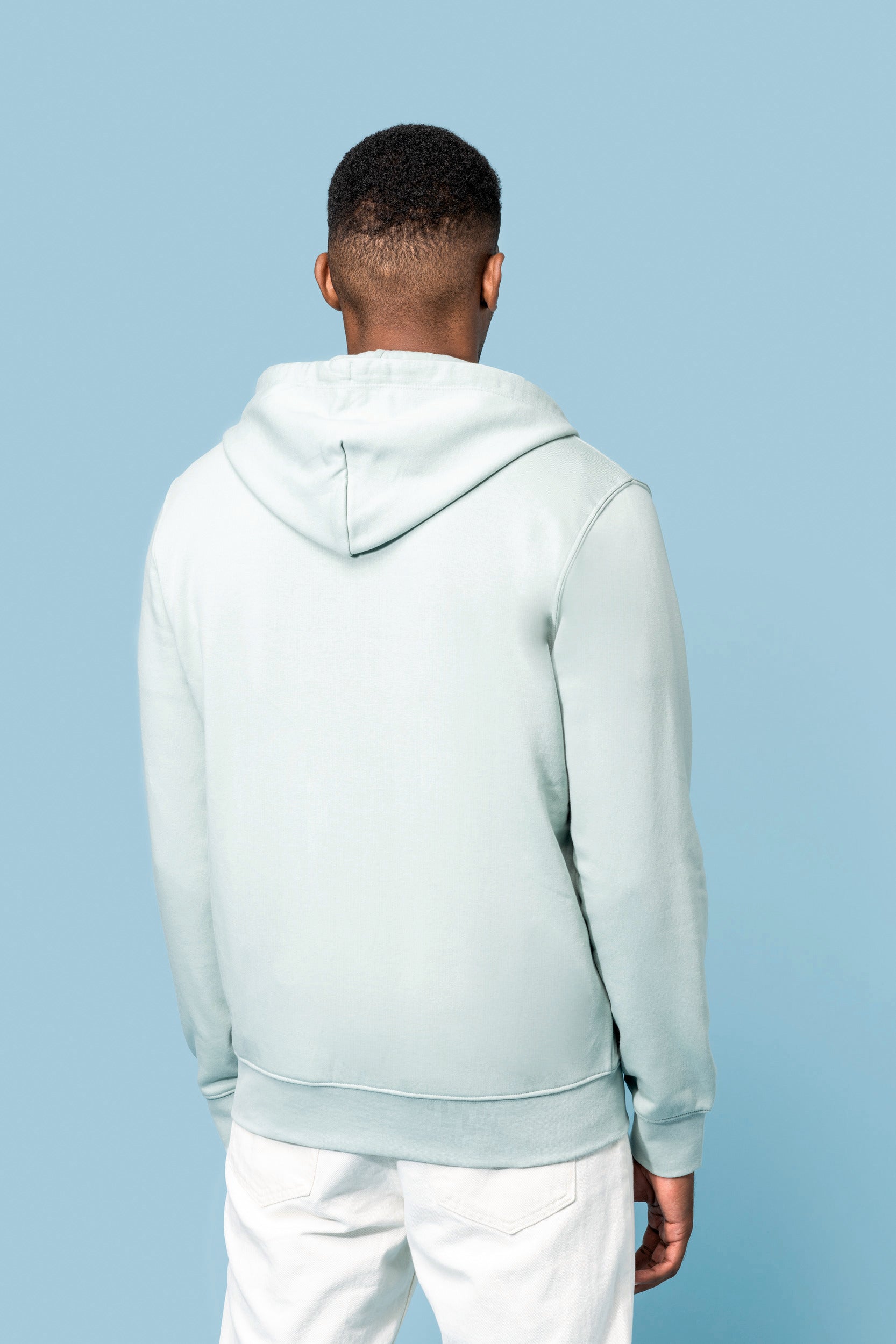 Men's Eco-friendly Hoodie with Zip - 280 g/m² - K4030