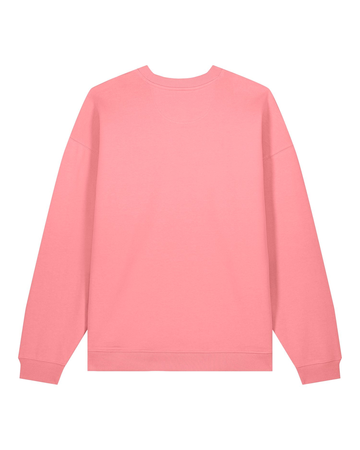 Sudadera unisex de algodón orgánico con cuello redondo y talla grande - 350 GSM | Radder 2.0 STSU208