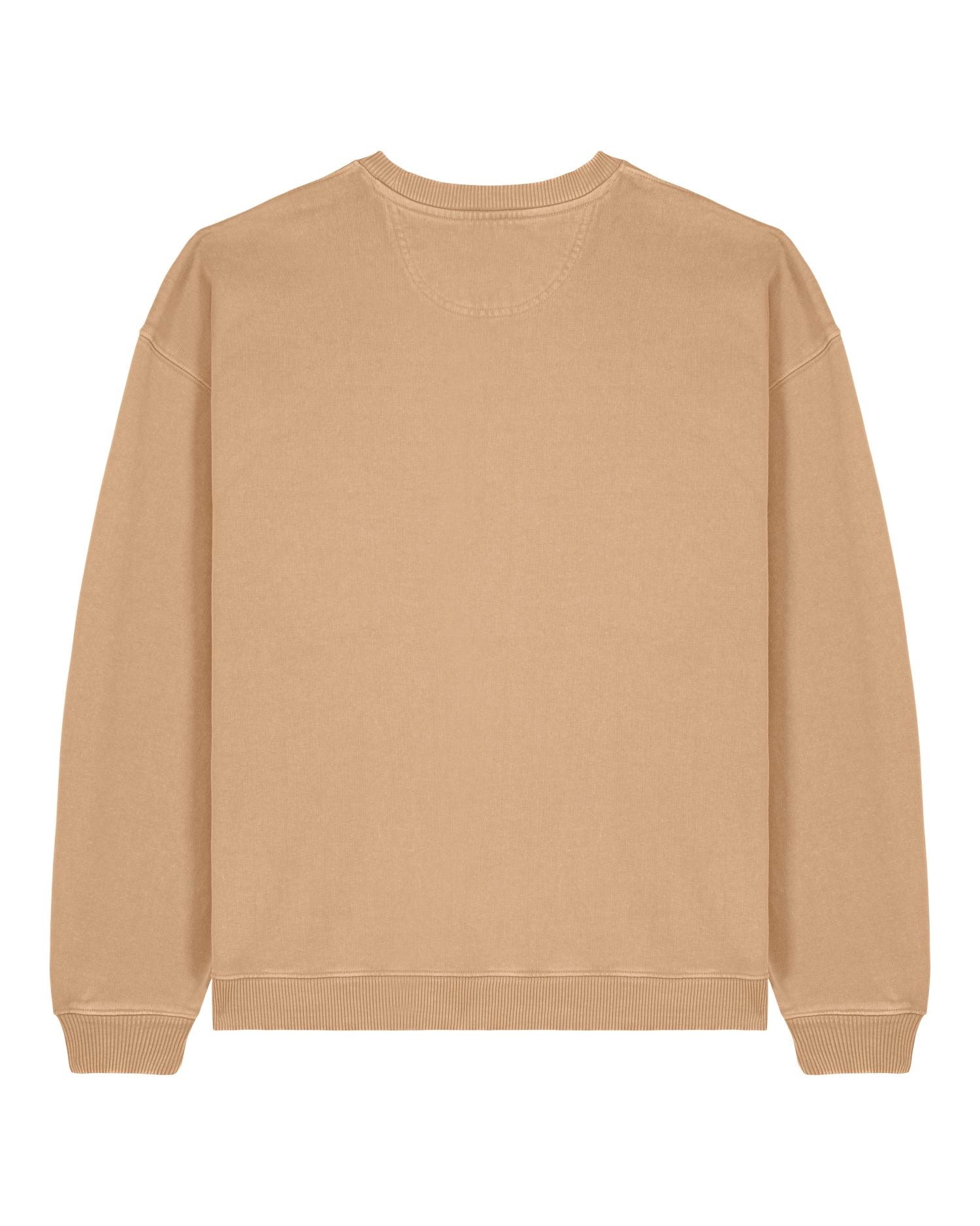 Unisex Organic Oversized Garment Dyed Crew Neck Sweatshirt - 380 GSM | Radder 2.0 Vintage STSU210