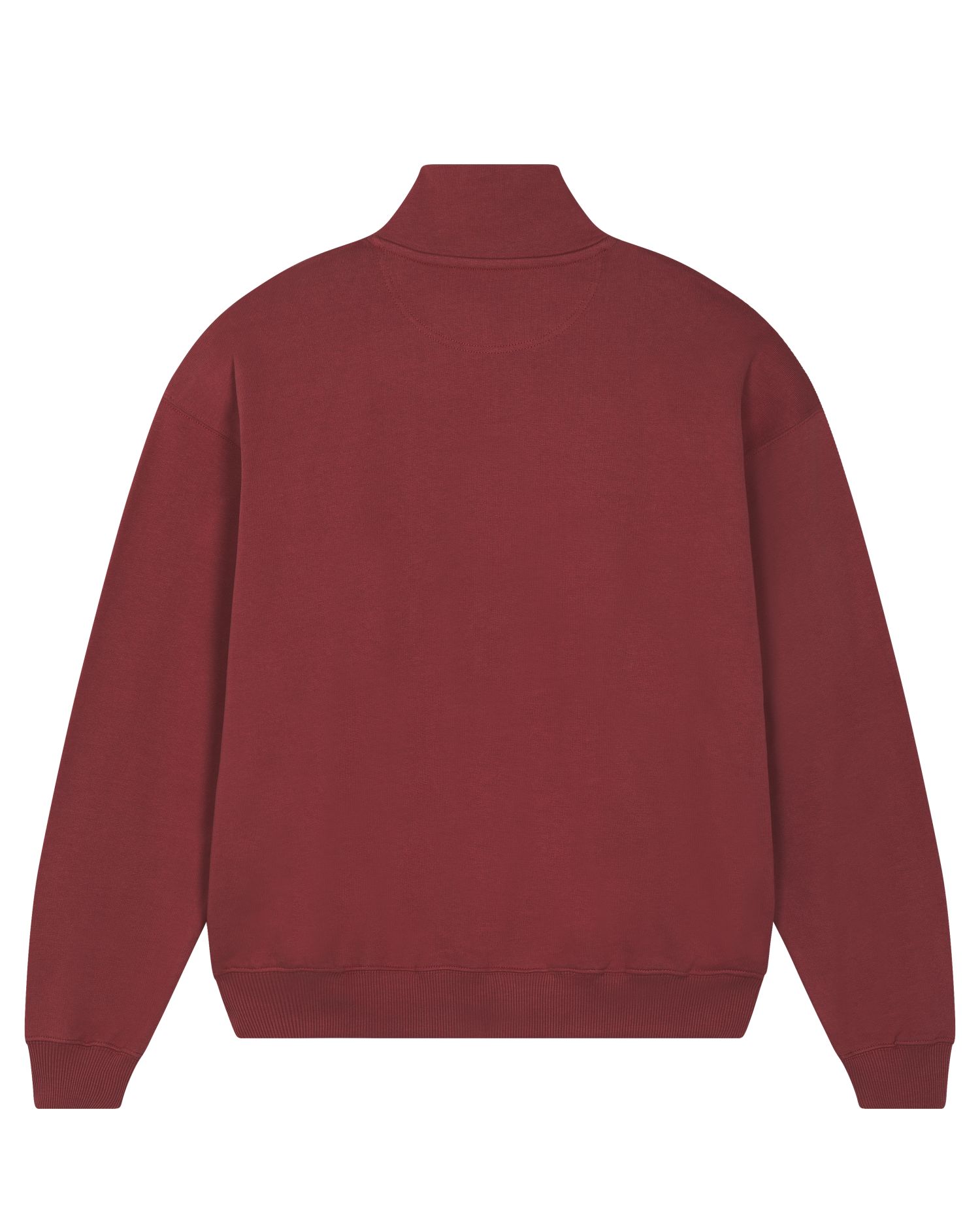 Unisex Organic Cotton Quarter Zip Crewnecks  Sweatshirt 400 G/M² | Miller Dry STSU795