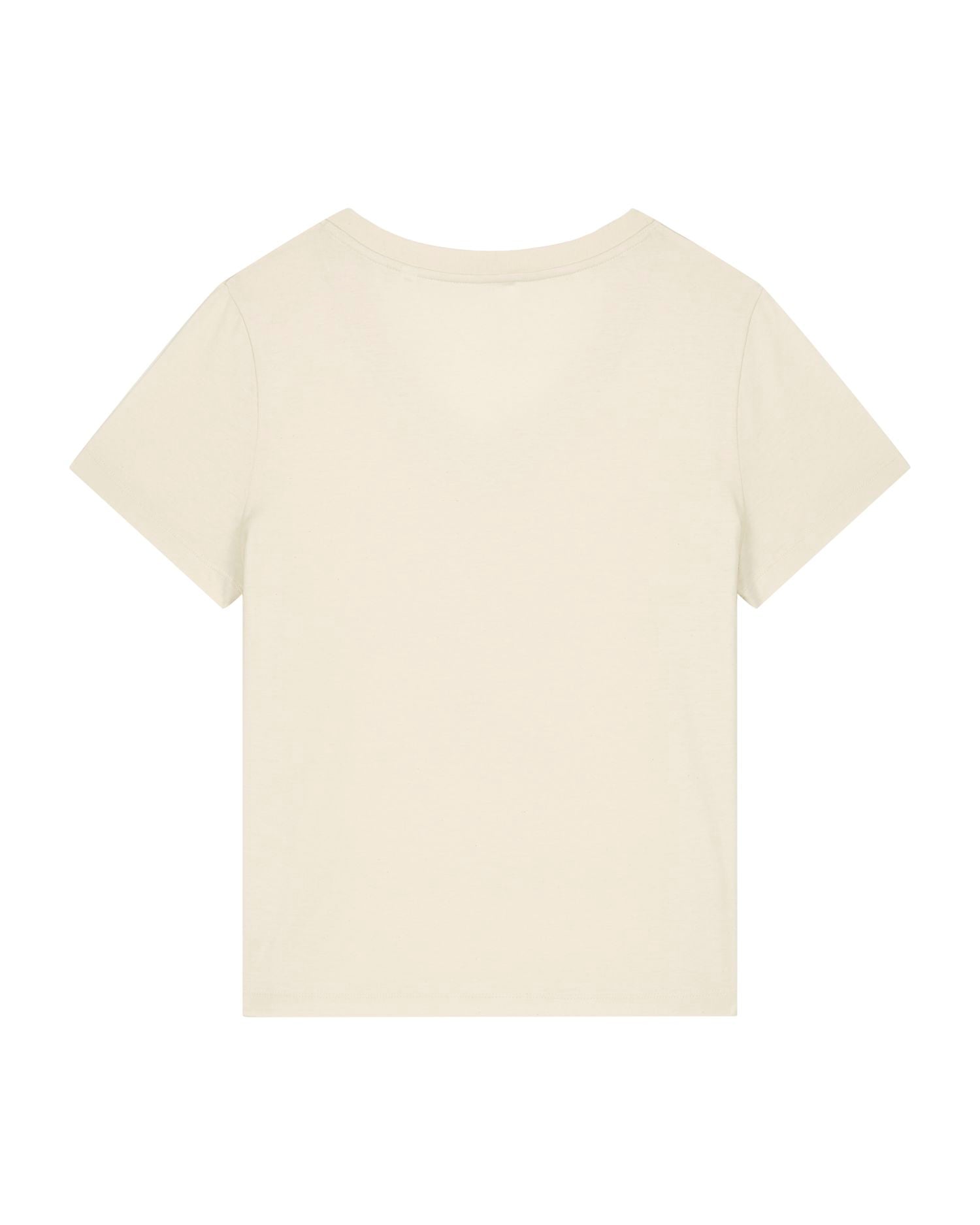 Camiseta orgánica de mujer con cuello en V - 155 GSM | Stella Isla STTW176