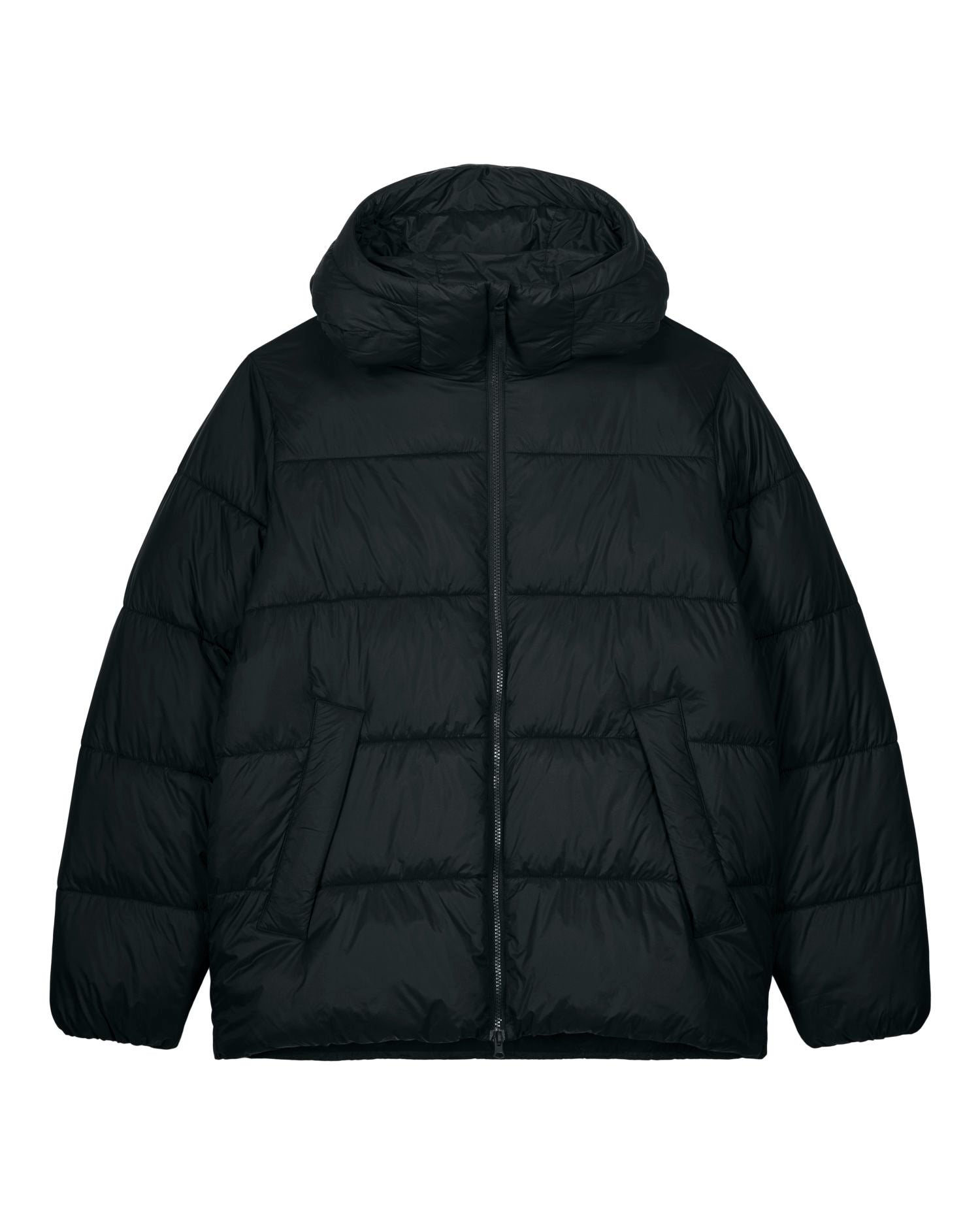 Unisex-Pufferjacke mit Kapuze aus recyceltem Nylon | Puffer 2.0 - STJU292