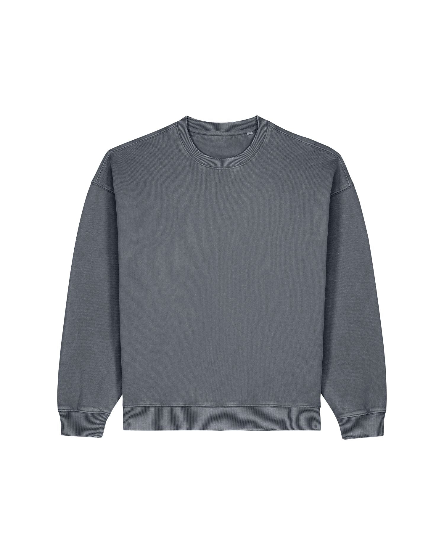 Unisex Organic Oversized Garment Dyed Crew Neck Sweatshirt - 380 GSM | Radder 2.0 Vintage STSU210