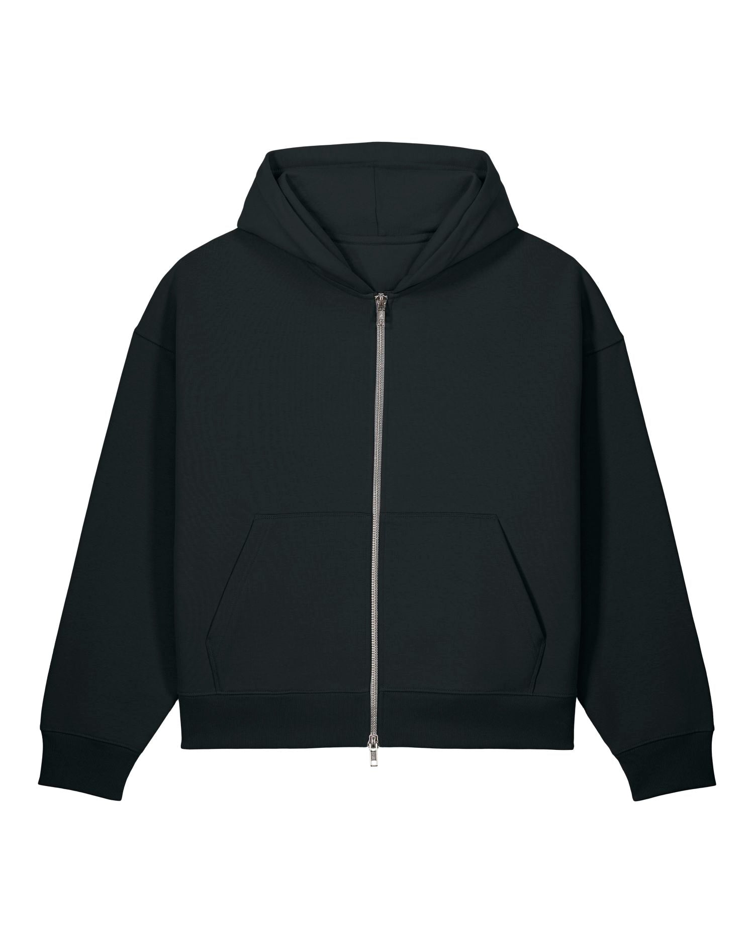 Sudadera unisex Oversized con capucha y cremallera completa de algodón reciclado - 400 g/m² | Fronter - STSU275