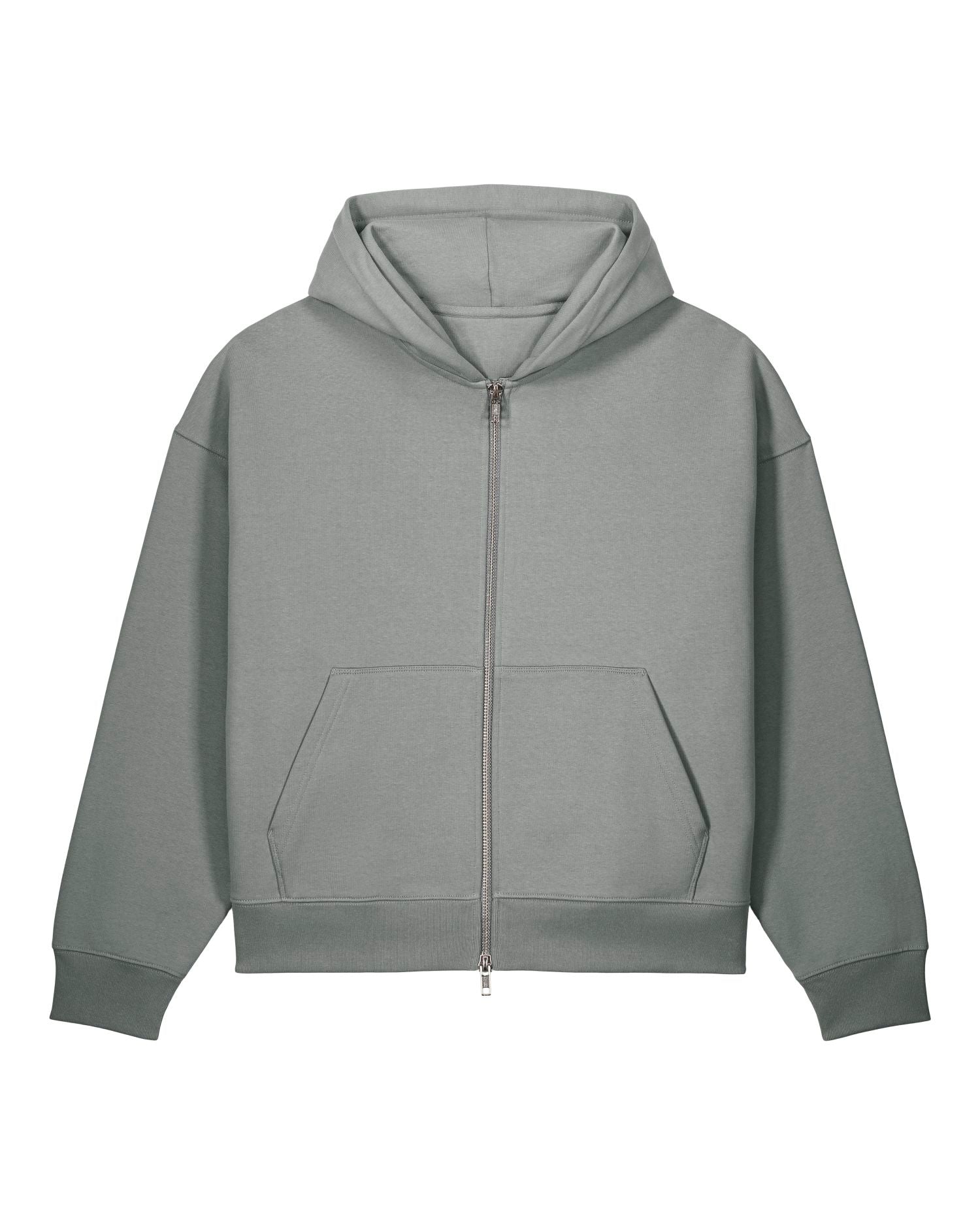 Sudadera unisex Oversized con capucha y cremallera completa de algodón reciclado - 400 g/m² | Fronter - STSU275