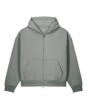 Sudadera unisex Oversized con capucha y cremallera completa de algodón reciclado - 400 g/m² | Fronter - STSU275