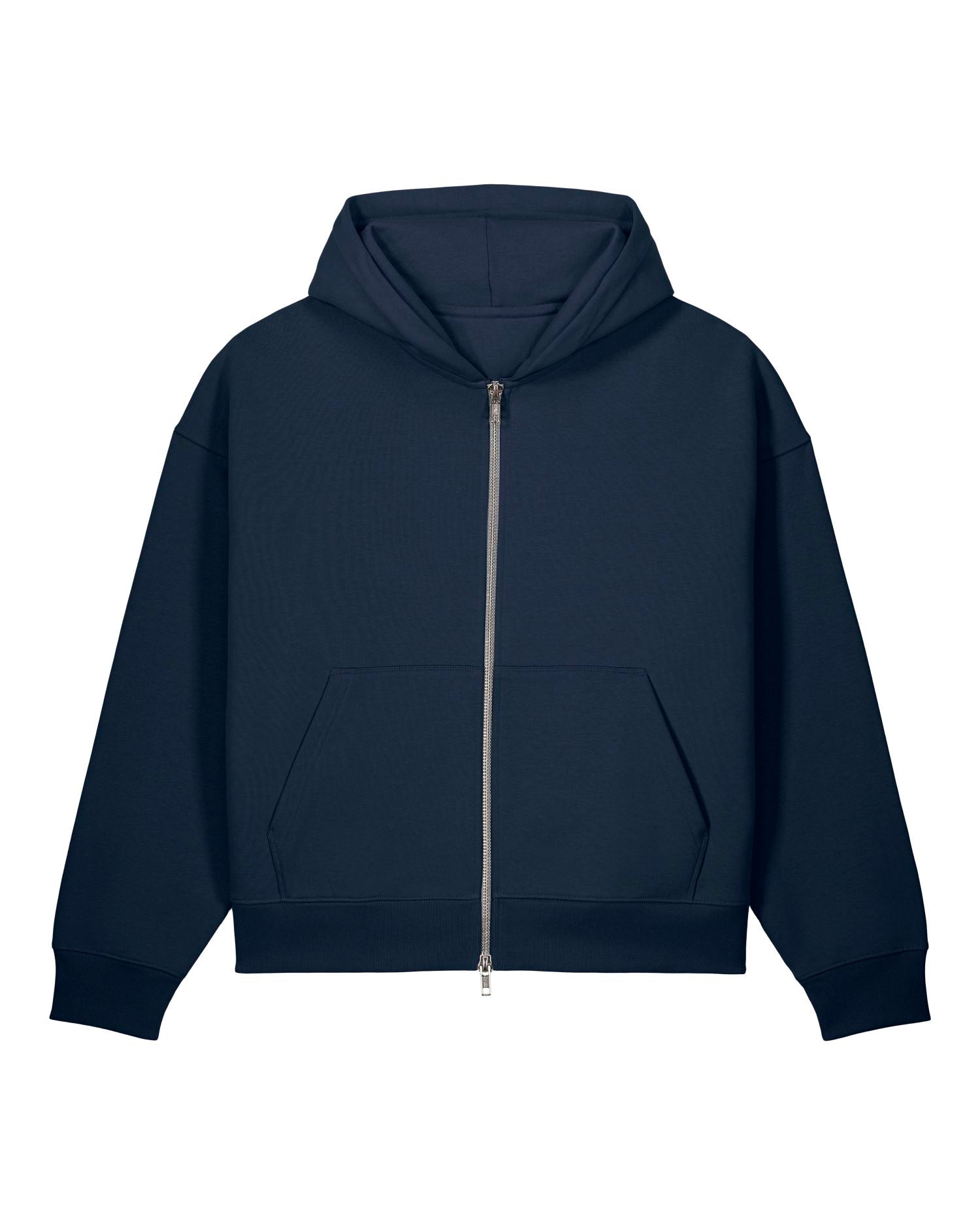 Sudadera unisex Oversized con capucha y cremallera completa de algodón reciclado - 400 g/m² | Fronter - STSU275