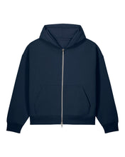 Sudadera unisex Oversized con capucha y cremallera completa de algodón reciclado - 400 g/m² | Fronter - STSU275