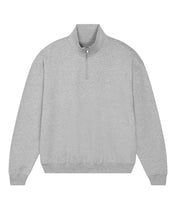 Unisex Organic Cotton Quarter Zip Crewnecks  Sweatshirt 400 G/M² | Miller Dry STSU795