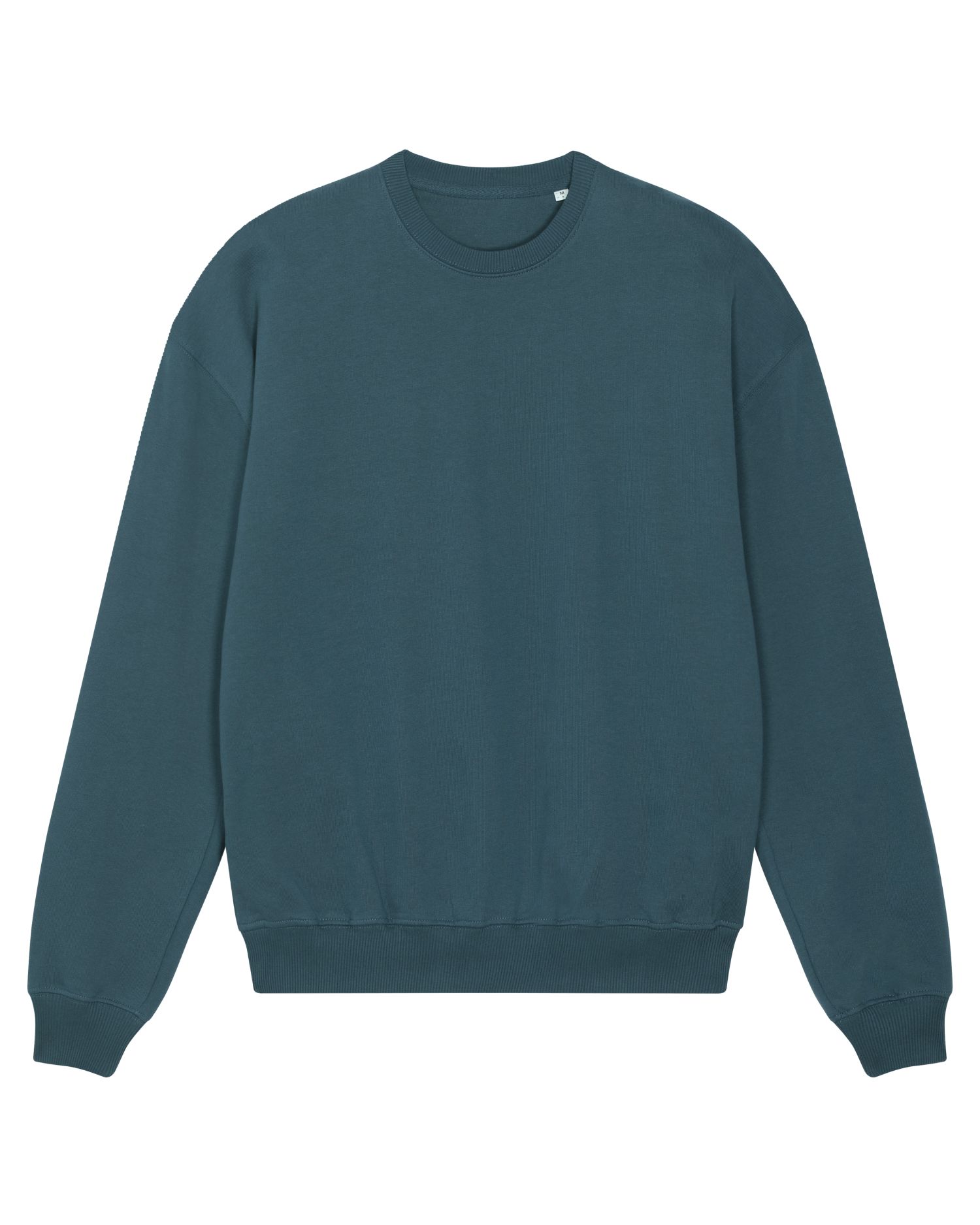 STONE  | RIBBING CREWNECK SWEATSHIRT [正規品/関税込] Stone Island Junior cotton sweatshirt with logo badge for