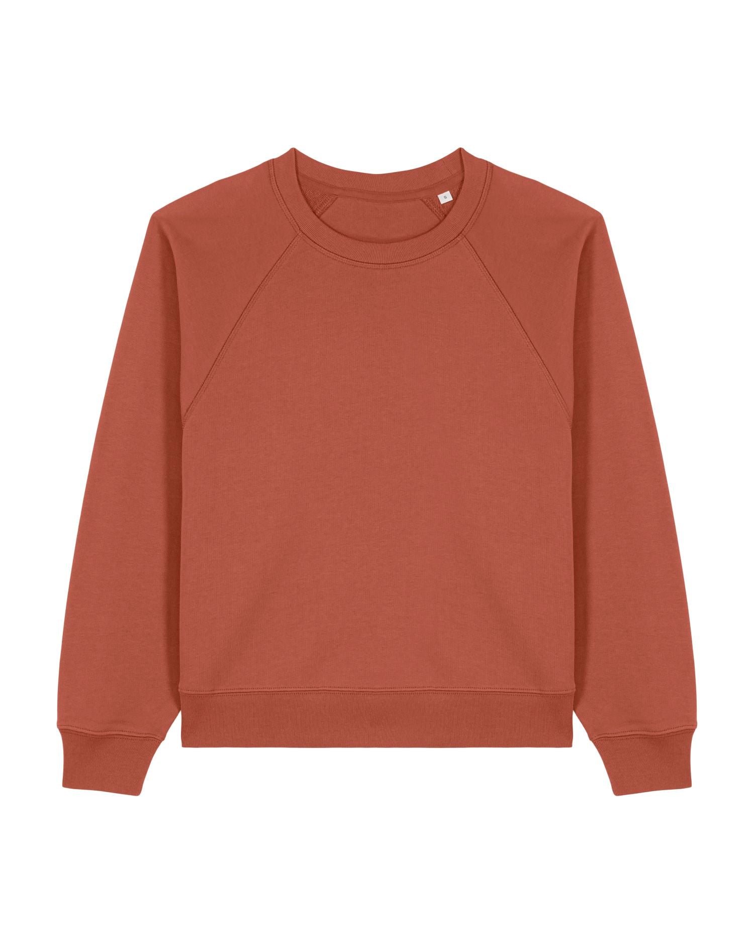 Women's Organic Cotton Raglan Sweatshirt - 300 GSM | Clara STSW217