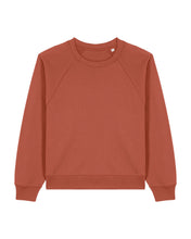 Women's Organic Cotton Raglan Sweatshirt - 300 GSM | Clara STSW217