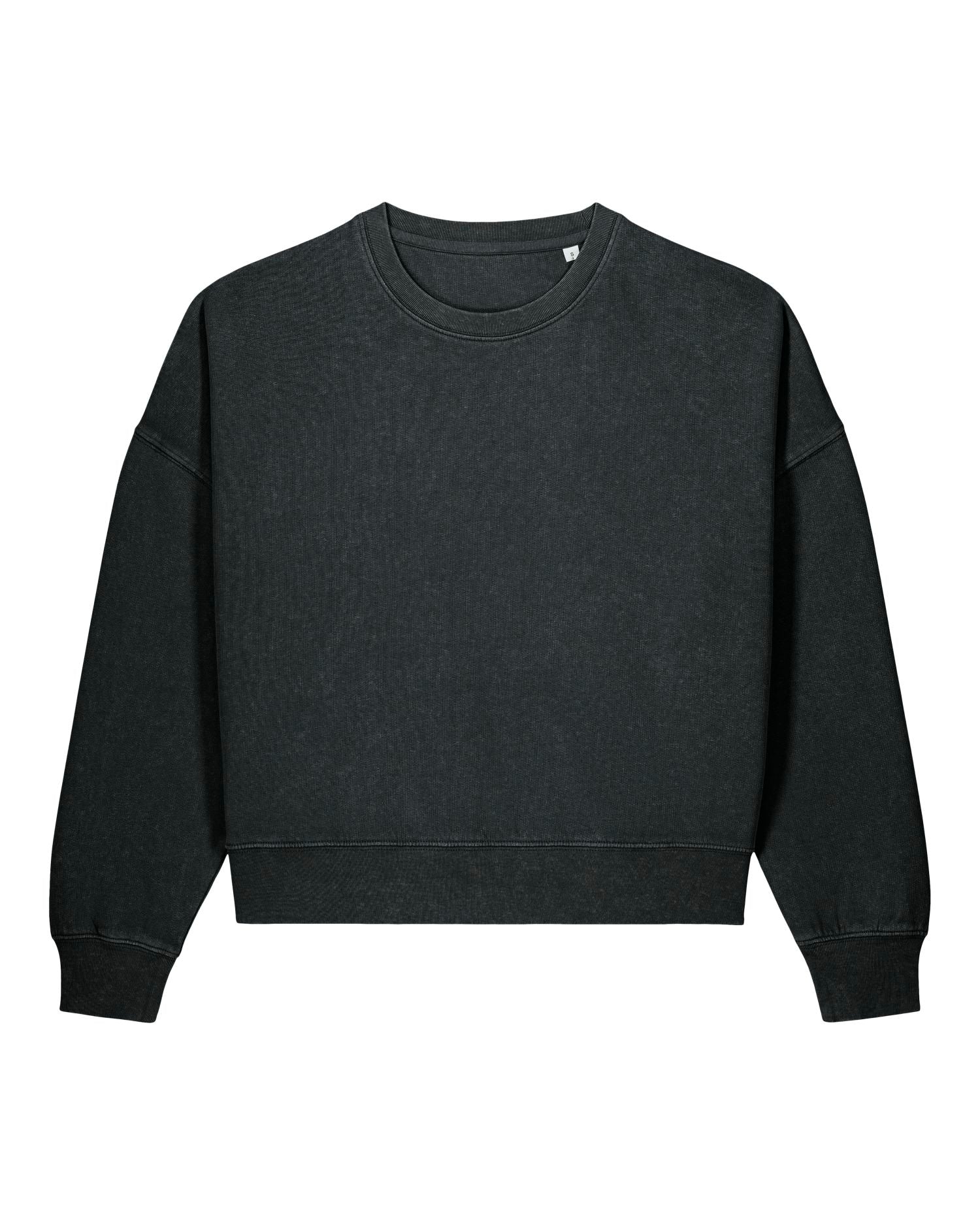 Garment-dyed Sweatshirt mit Rundhalsausschnitt für Damen – 320 g/m² | Stella Alma Vintage – STSW284