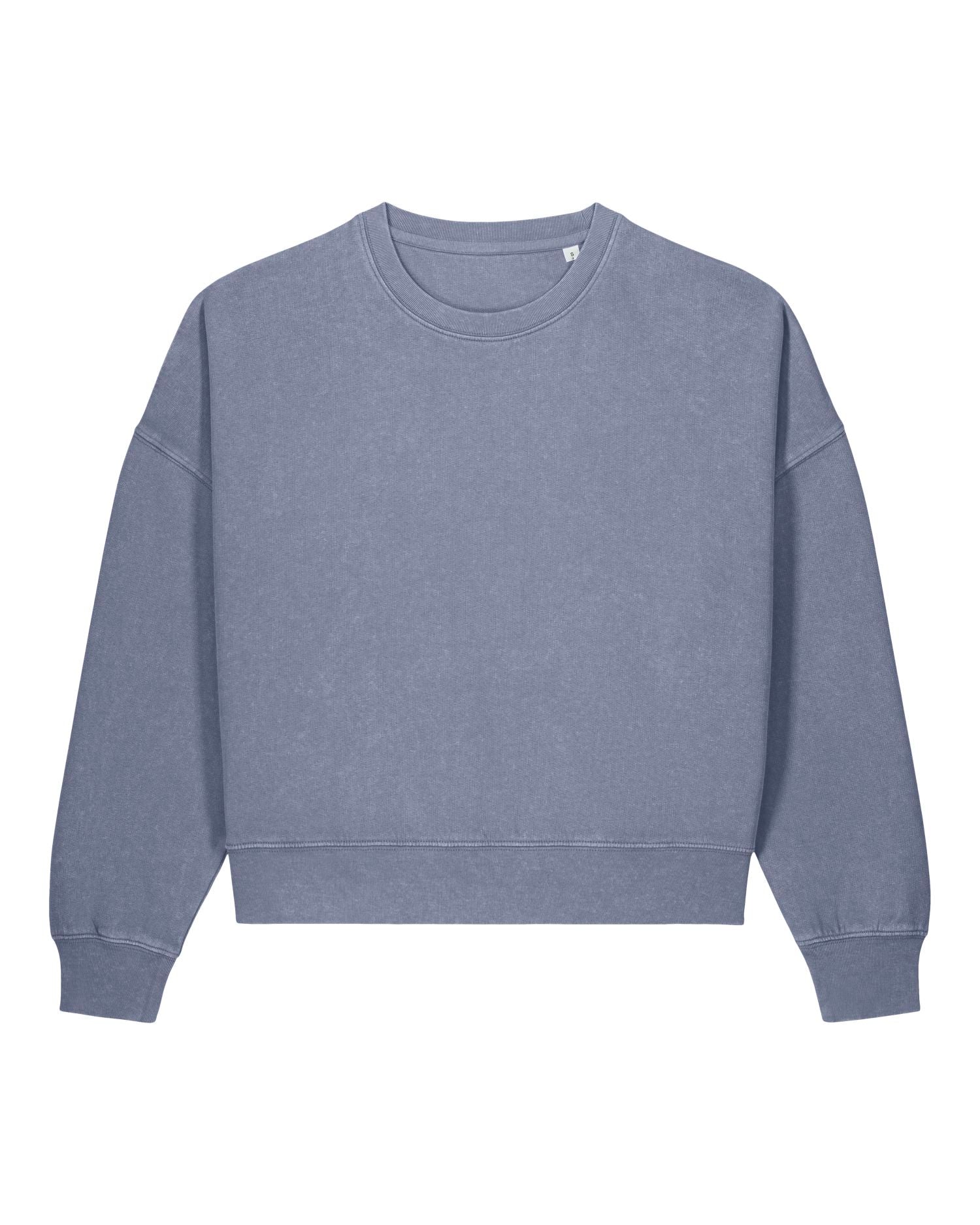 Garment-dyed Sweatshirt mit Rundhalsausschnitt für Damen – 320 g/m² | Stella Alma Vintage – STSW284