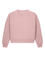 Garment-dyed Sweatshirt mit Rundhalsausschnitt für Damen – 320 g/m² | Stella Alma Vintage – STSW284