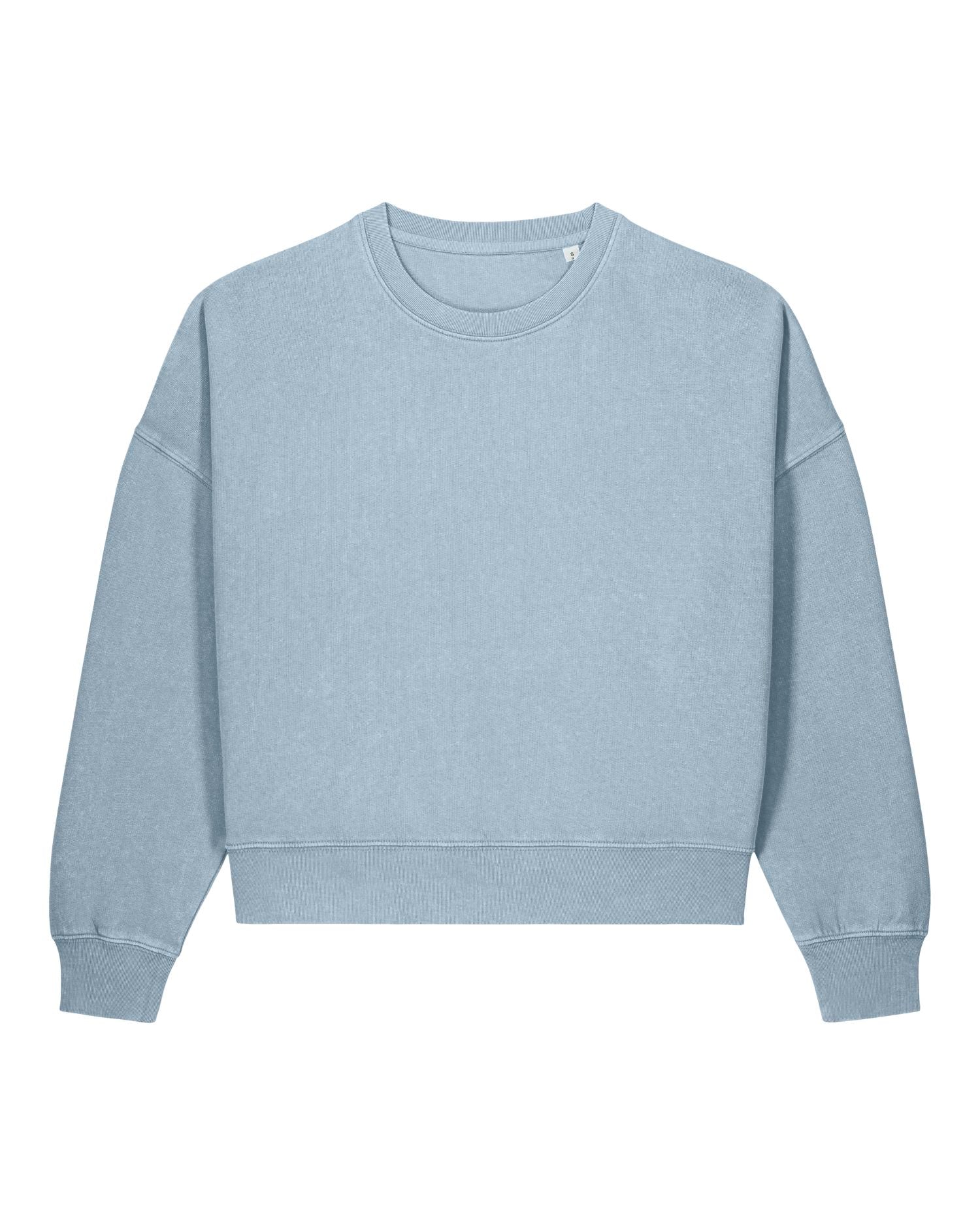 Garment-dyed Sweatshirt mit Rundhalsausschnitt für Damen – 320 g/m² | Stella Alma Vintage – STSW284