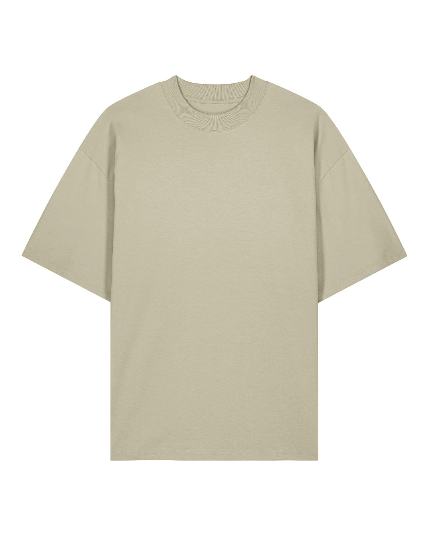 Unisex Oversized High Neck T-Shirt | Organic Blank
