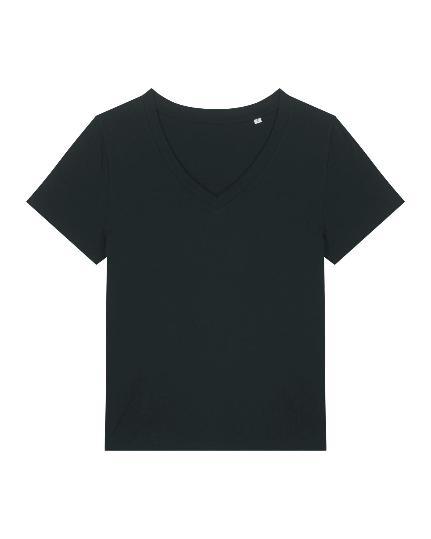 Camiseta orgánica de mujer con cuello en V - 155 GSM | Stella Isla STTW176